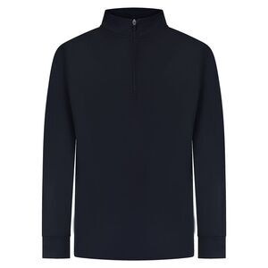 Finden & Hales Mens Quarter Zip Track Top / Navy